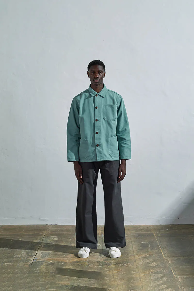 3001 Button Overshirt | Eucalyptus