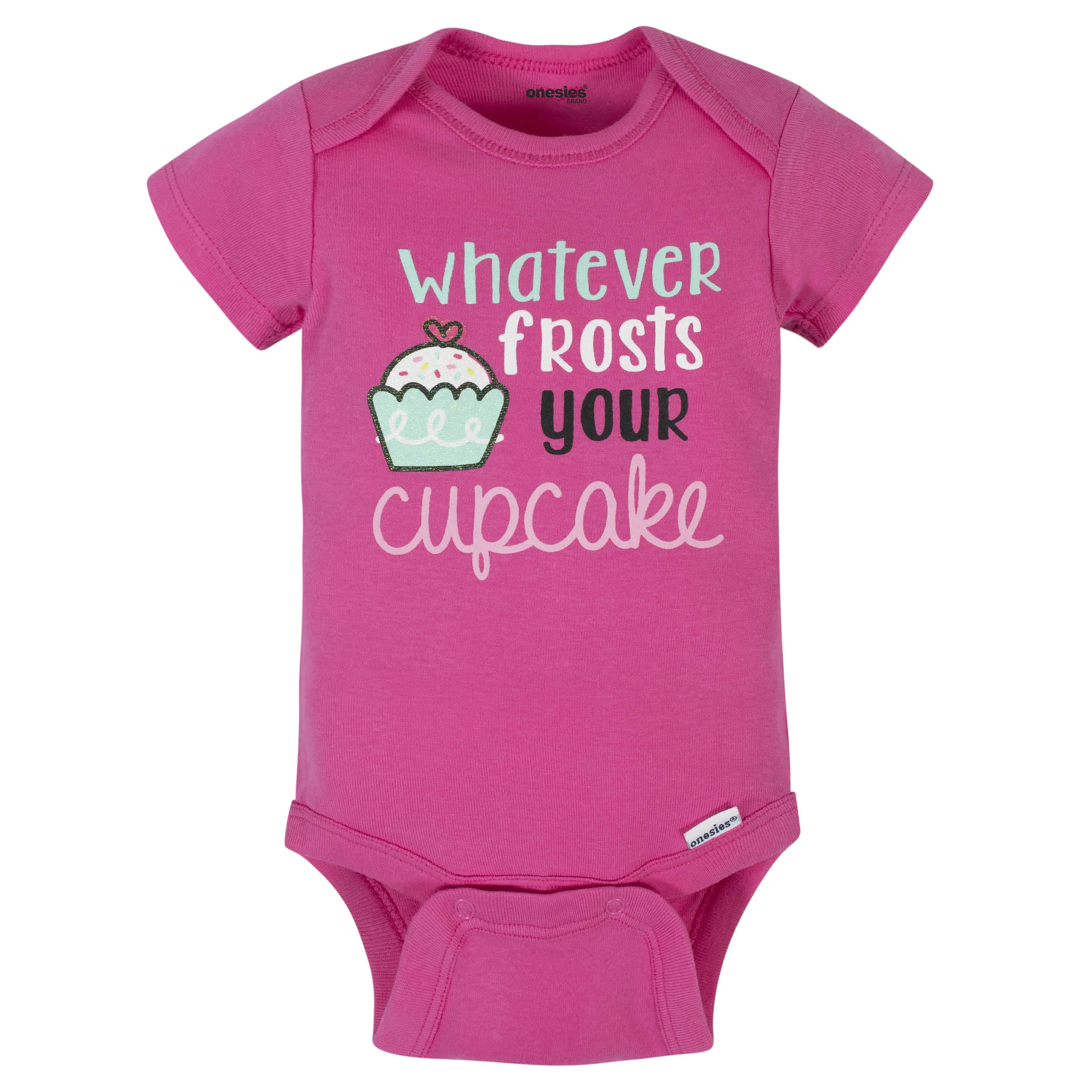 8-Pack Baby Girls Sweet Treats Onesies® Brand Bodysuits