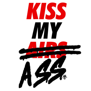 Air Jordan 4 Red Cement - White T-Shirt (KISS MY AIRS)