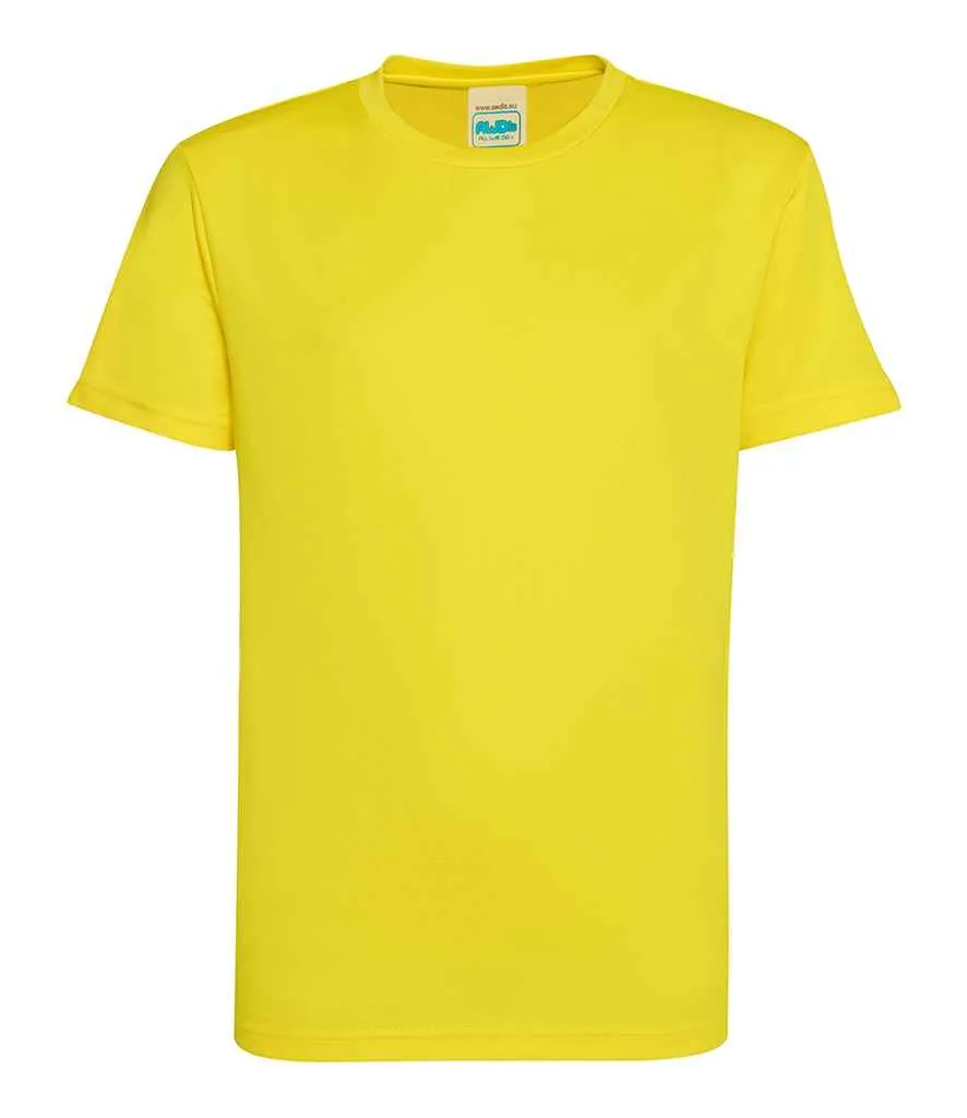 AWDis Cool T-Shirt (Childrens) - Green, Yellow