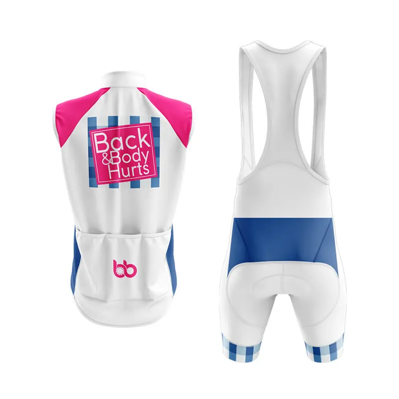 Back & Body Hurts (V2-White) Club Cycling Kit