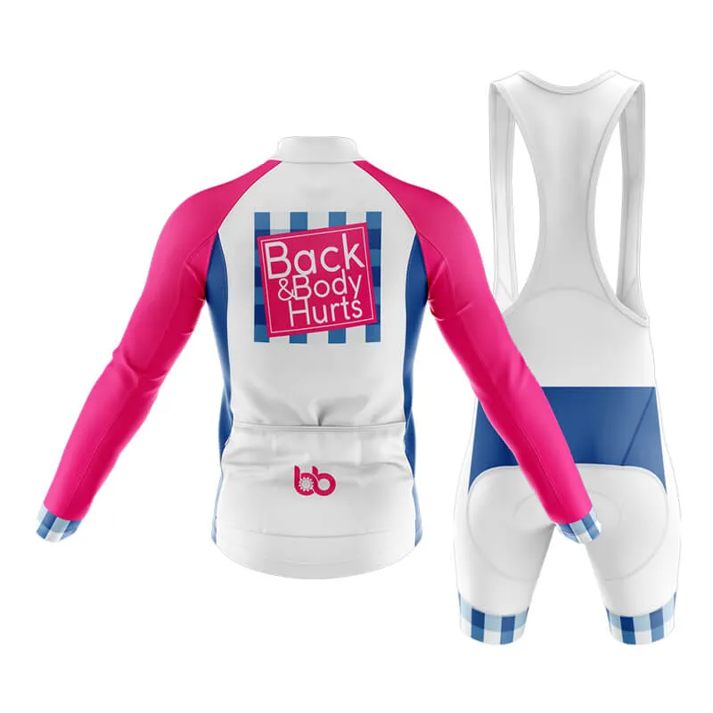 Back & Body Hurts (V2-White) Club Cycling Kit