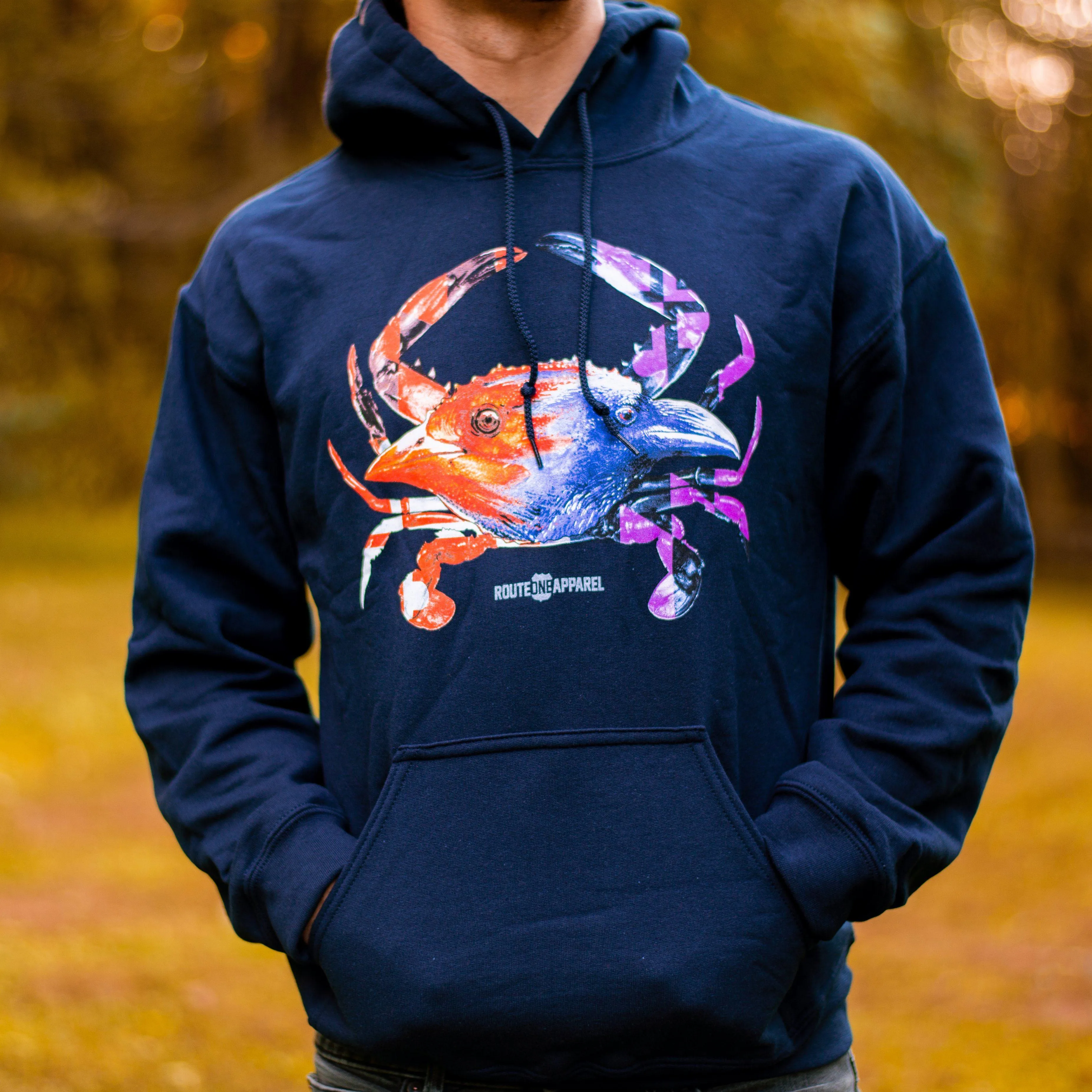 Baltimore Birds Crab (Navy) / Hoodie