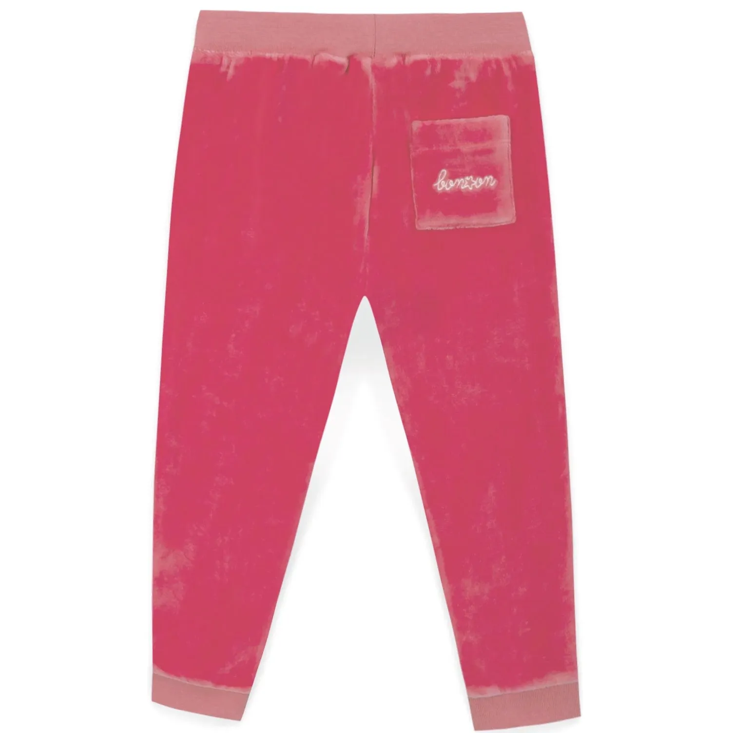 Bubblegum Velour Joggy Baby Pants