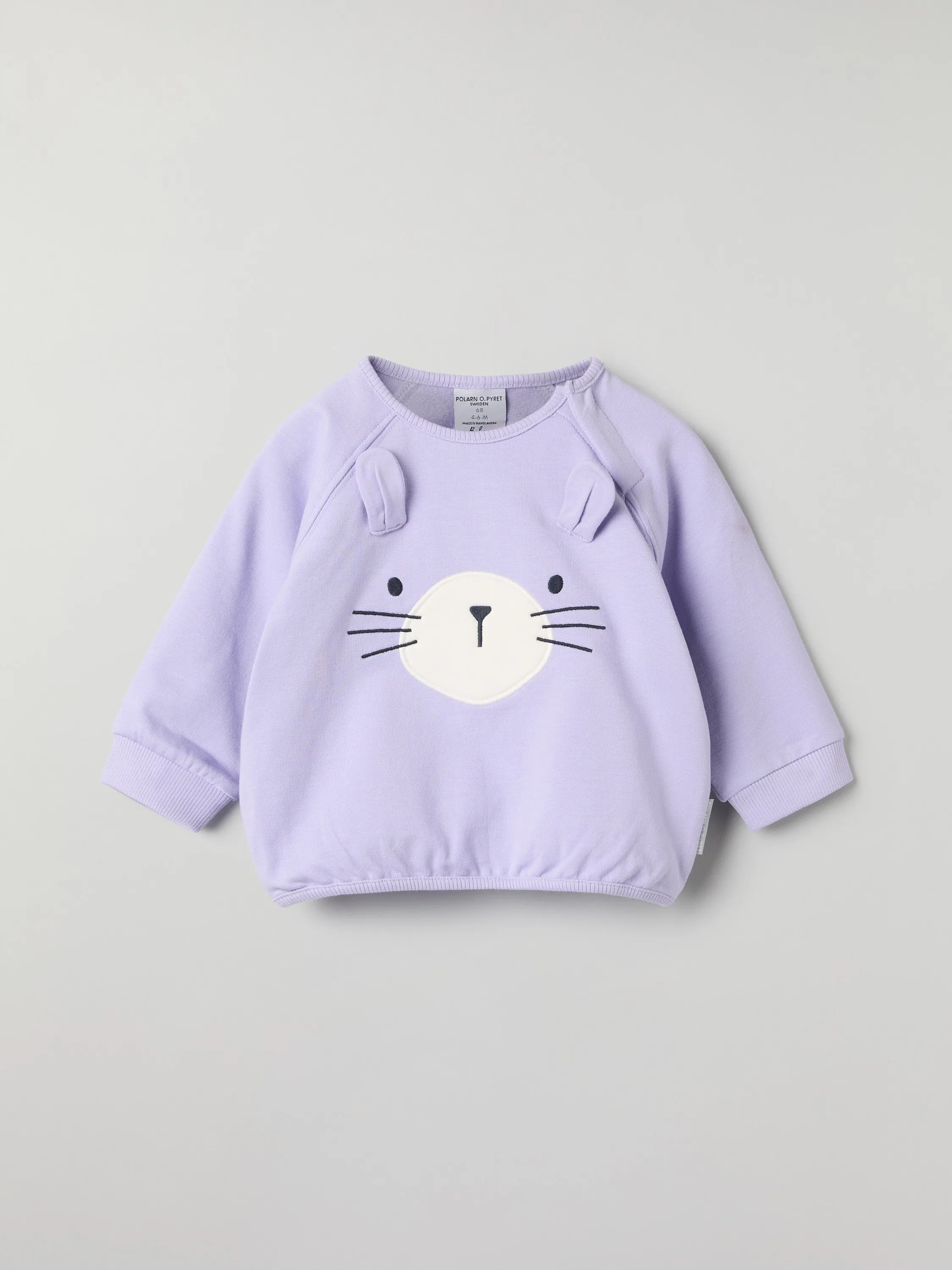 Bunny Applique Baby Sweatshirt