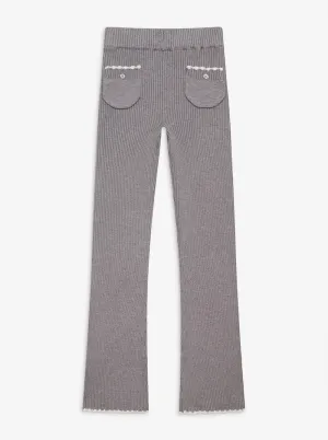 Camden Knit Pants in Heather Grey