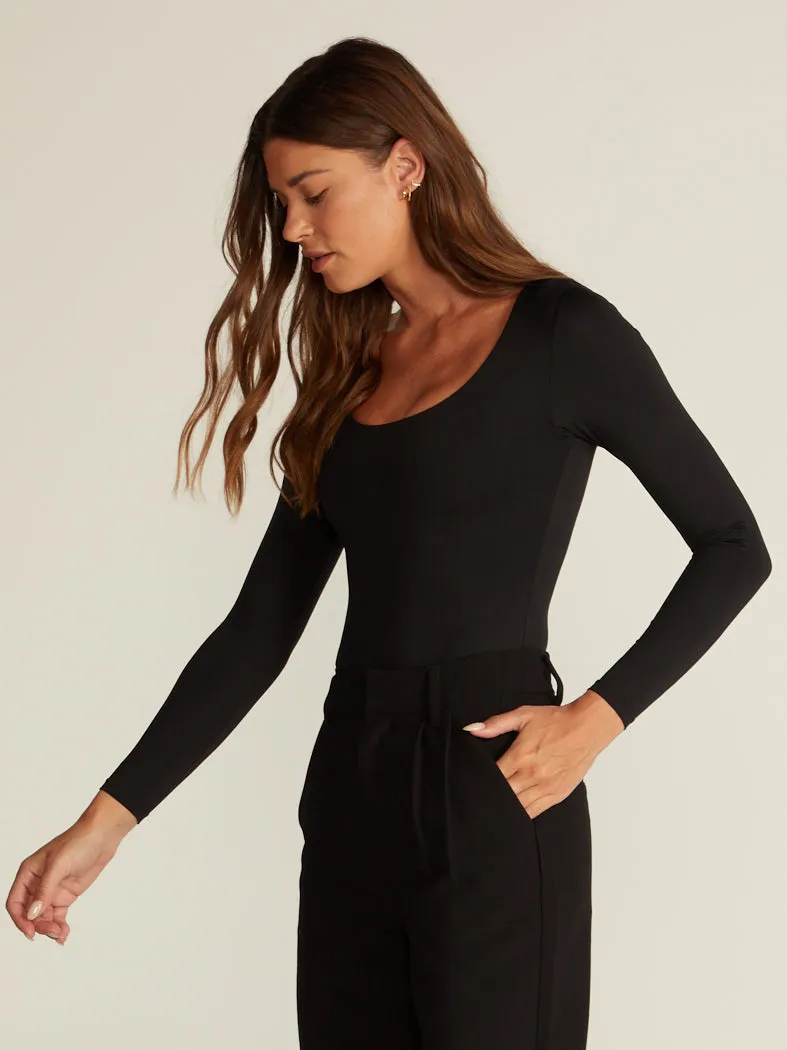 Contour Scoopneck Long Sleeve Bodysuit