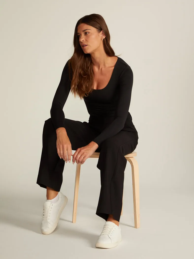 Contour Scoopneck Long Sleeve Bodysuit