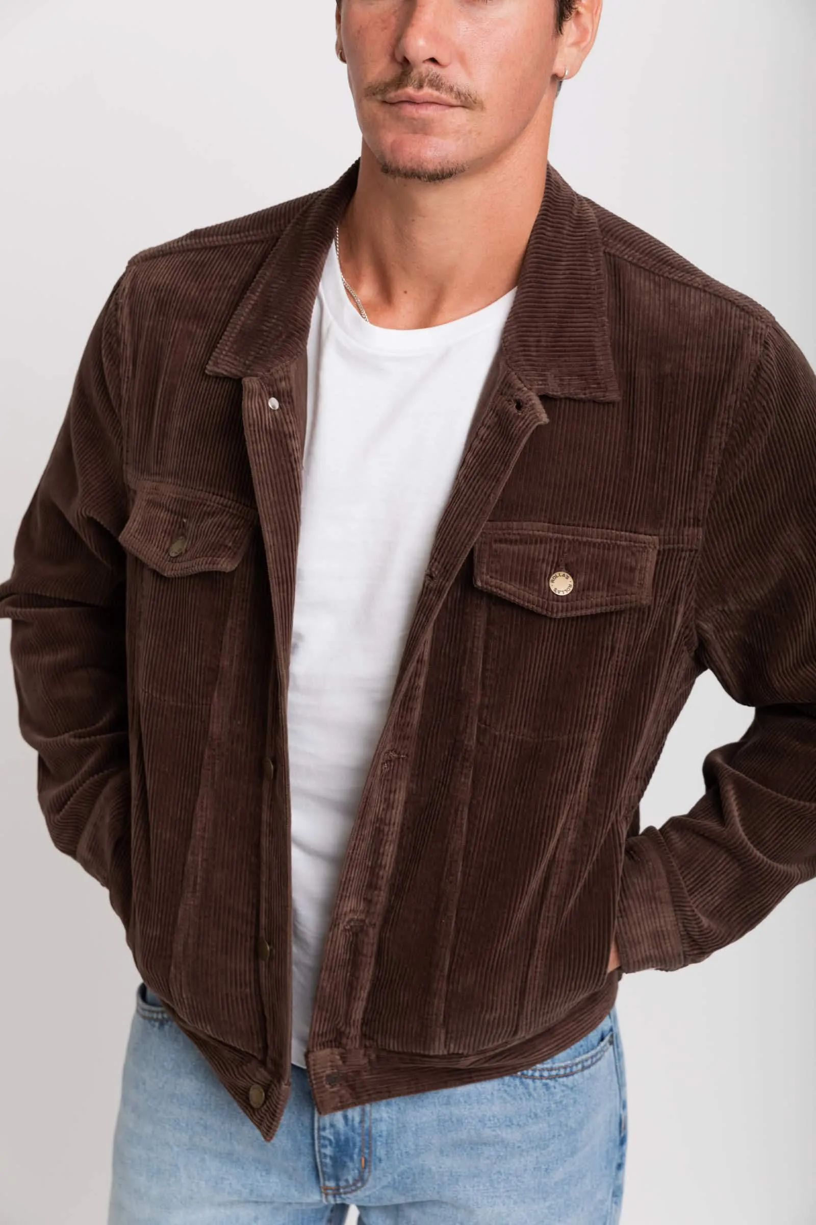 Cord Jacket - Brown