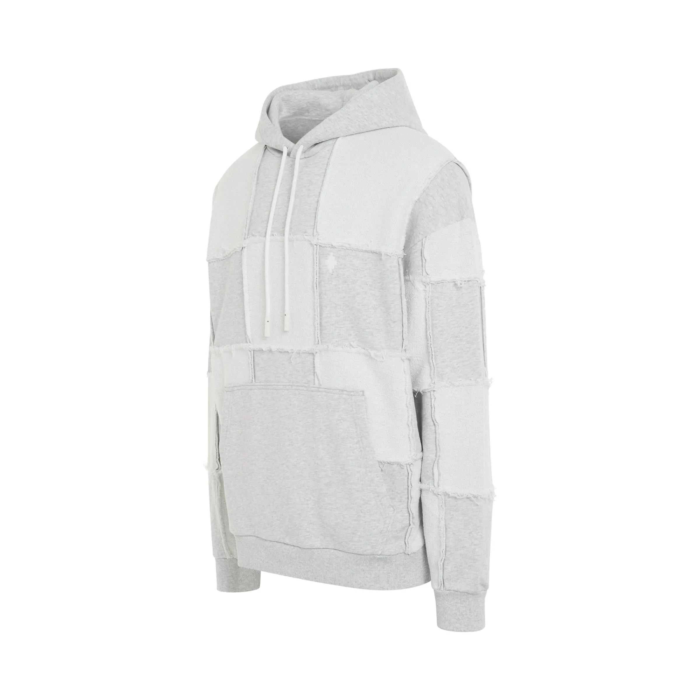 Cross Inside Out Comfy Hoodie in Melange Grey