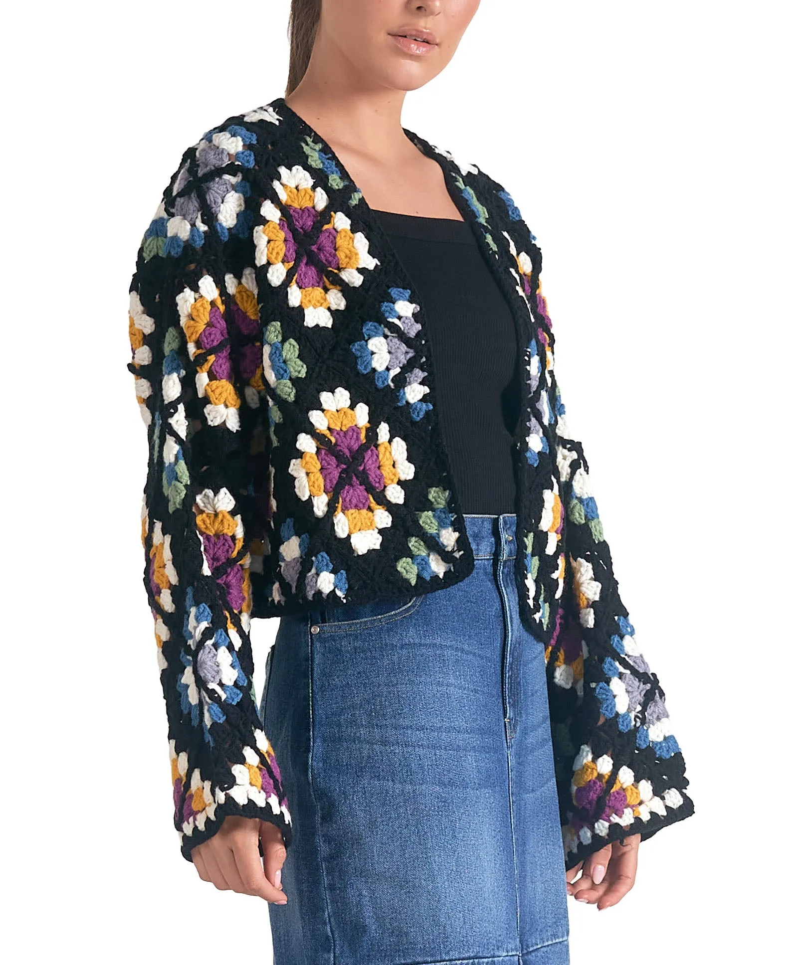 Elan Crochet Pattern Cardigan