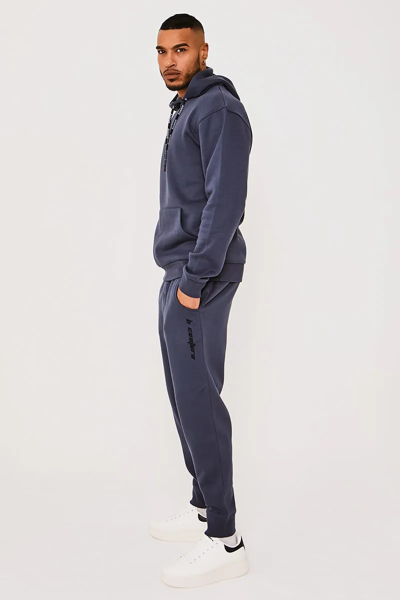 Finchley Road Fleece Tracksuit - Navy