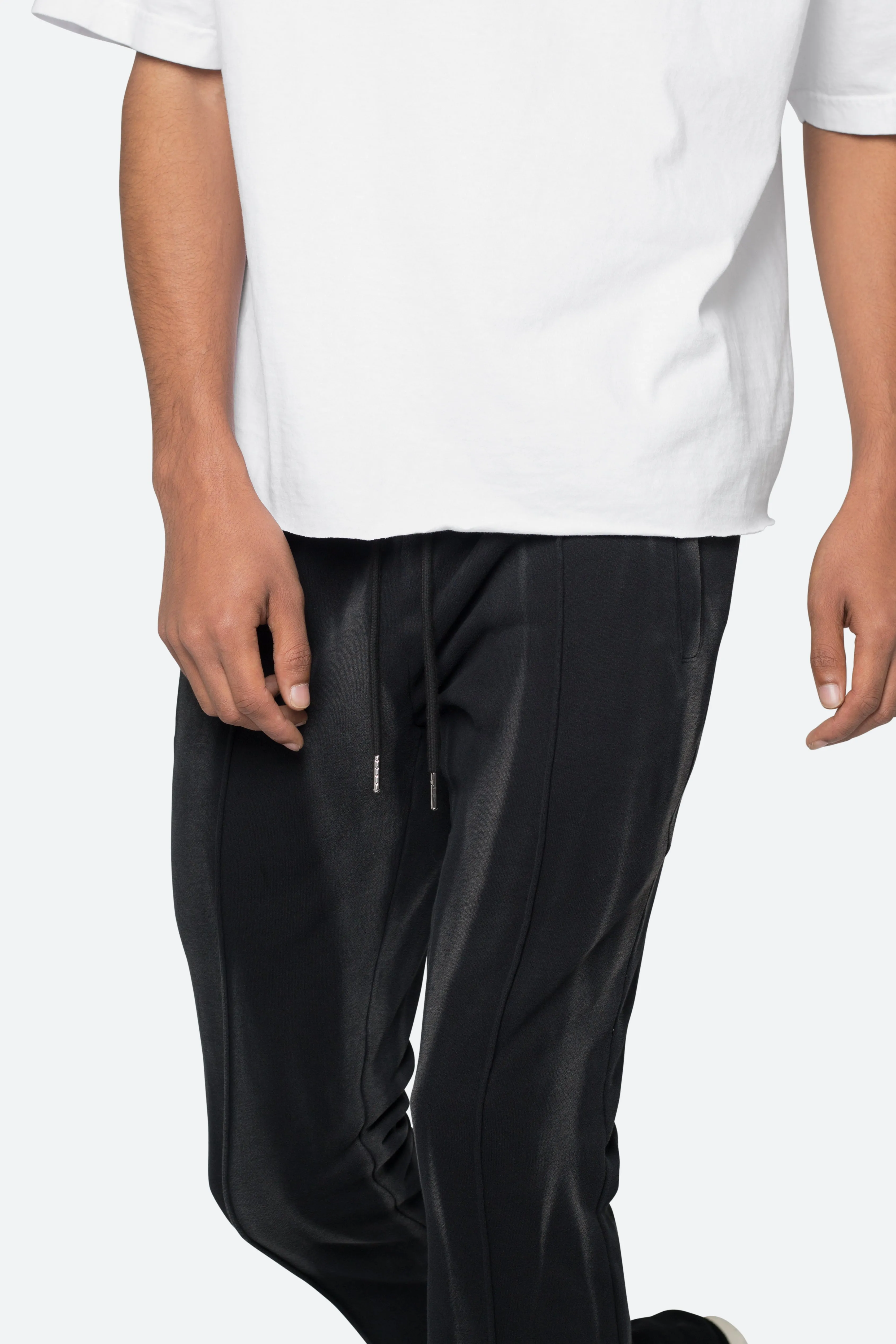 French Terry Flare Sweatpants - Black