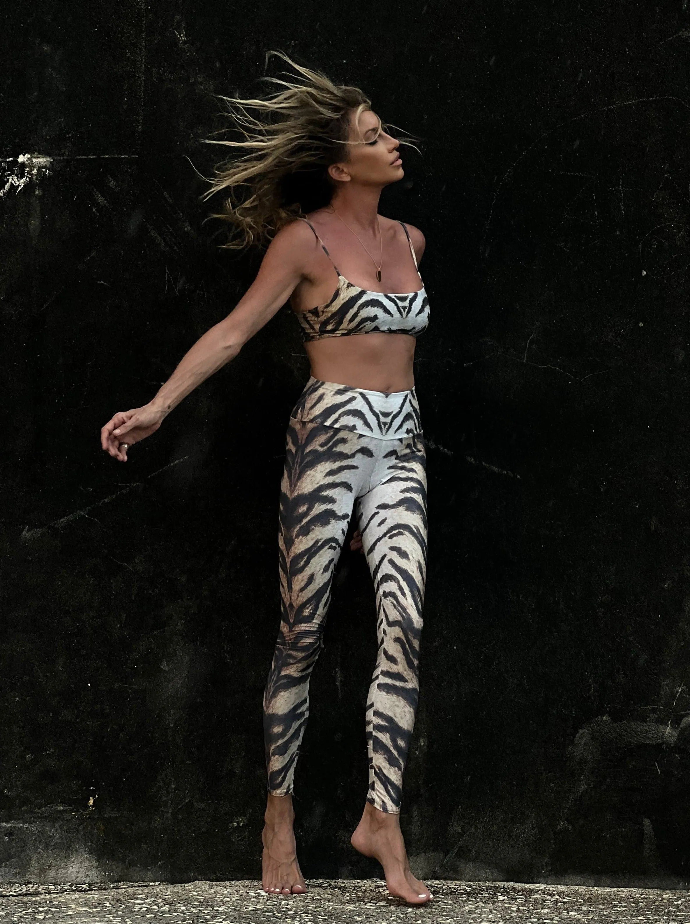 Giselle Leggings Faded Tiger