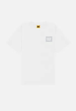 JE X CAT Reflect University Tee / White