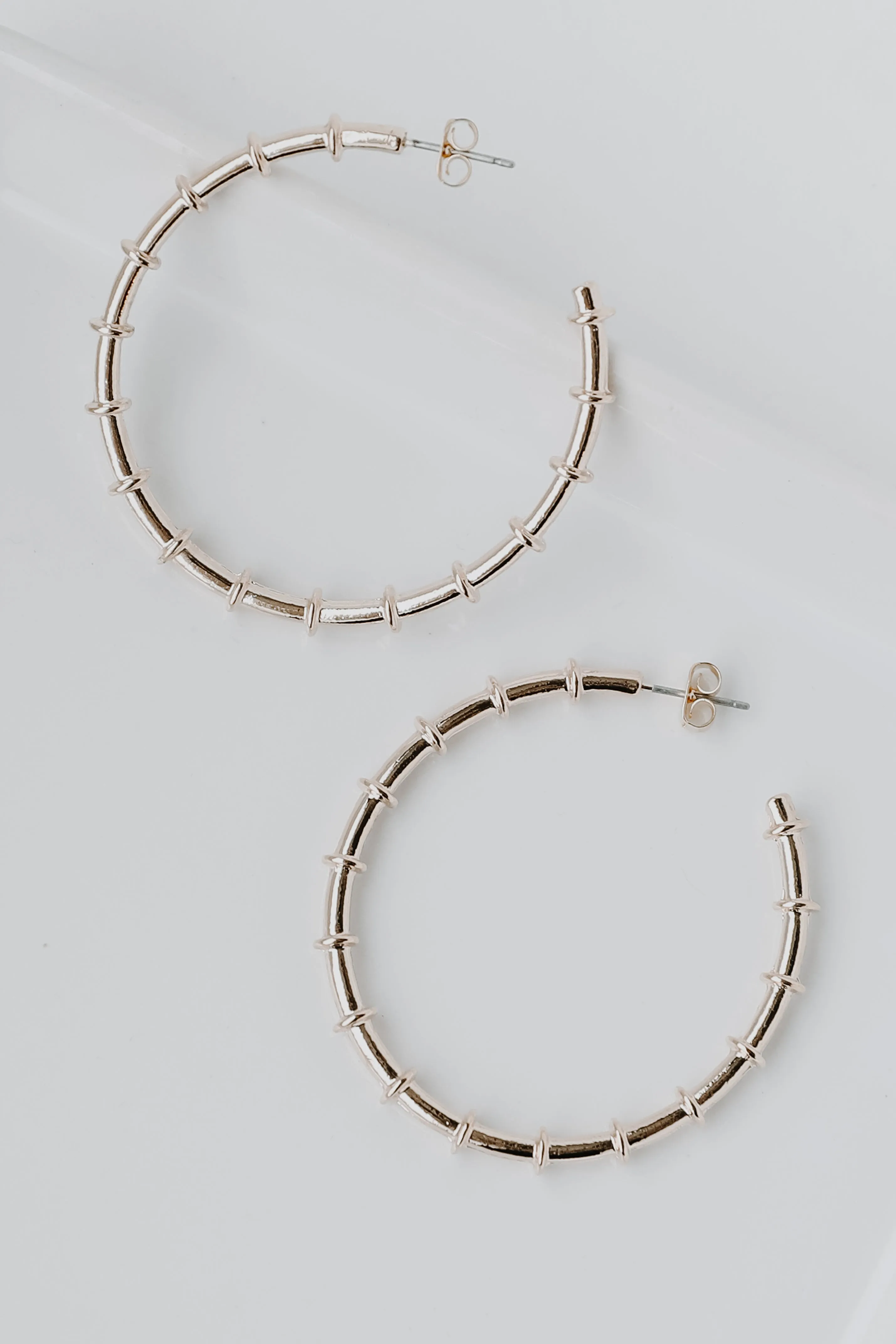 Julie Gold Hoop Earrings