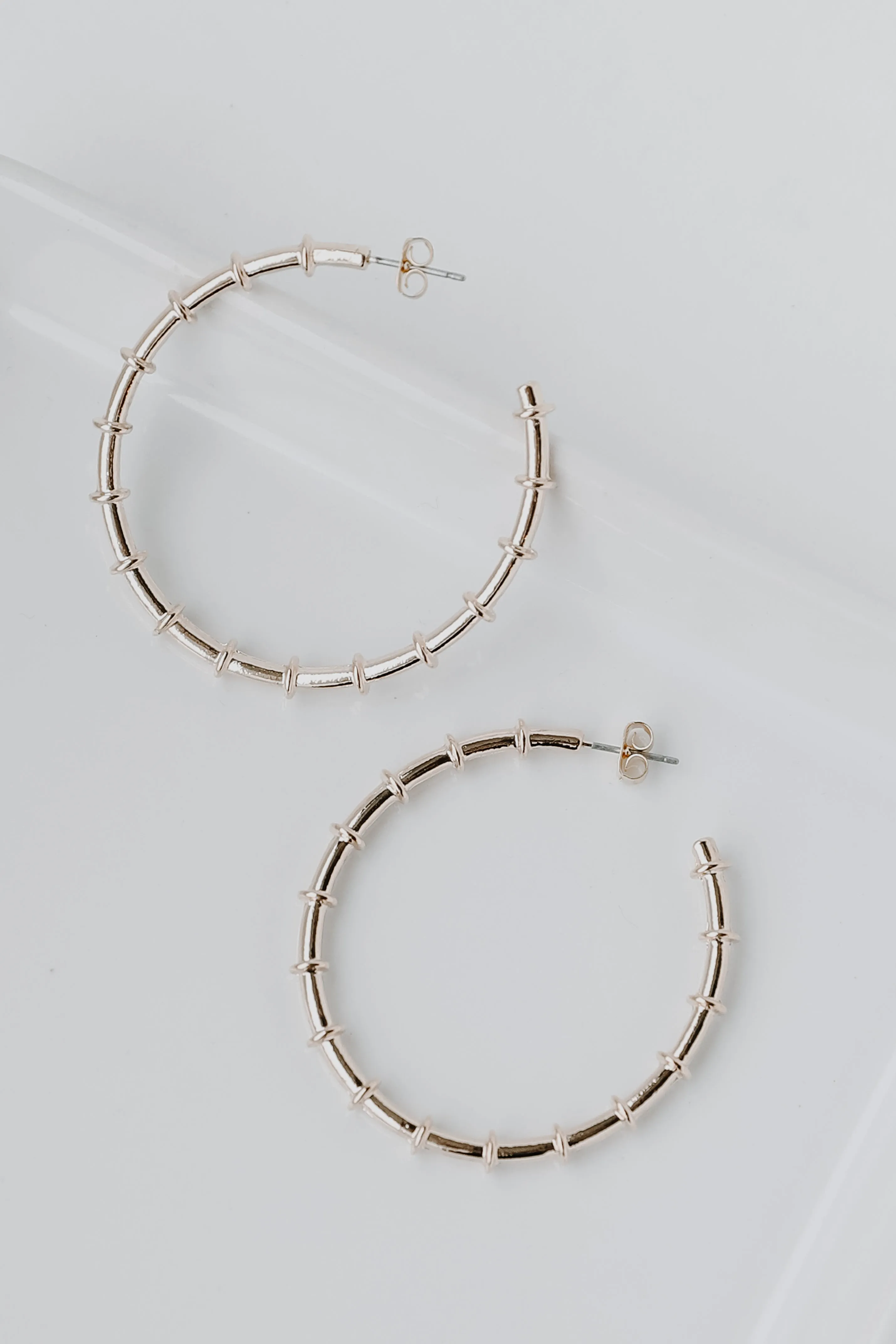 Julie Gold Hoop Earrings