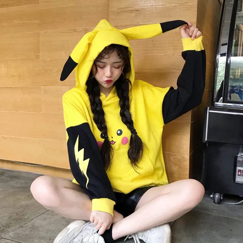 Kawaii Pikachu Hoodie Pokemon