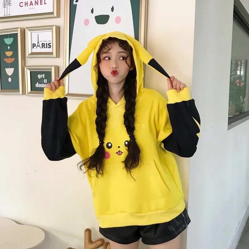 Kawaii Pikachu Hoodie Pokemon