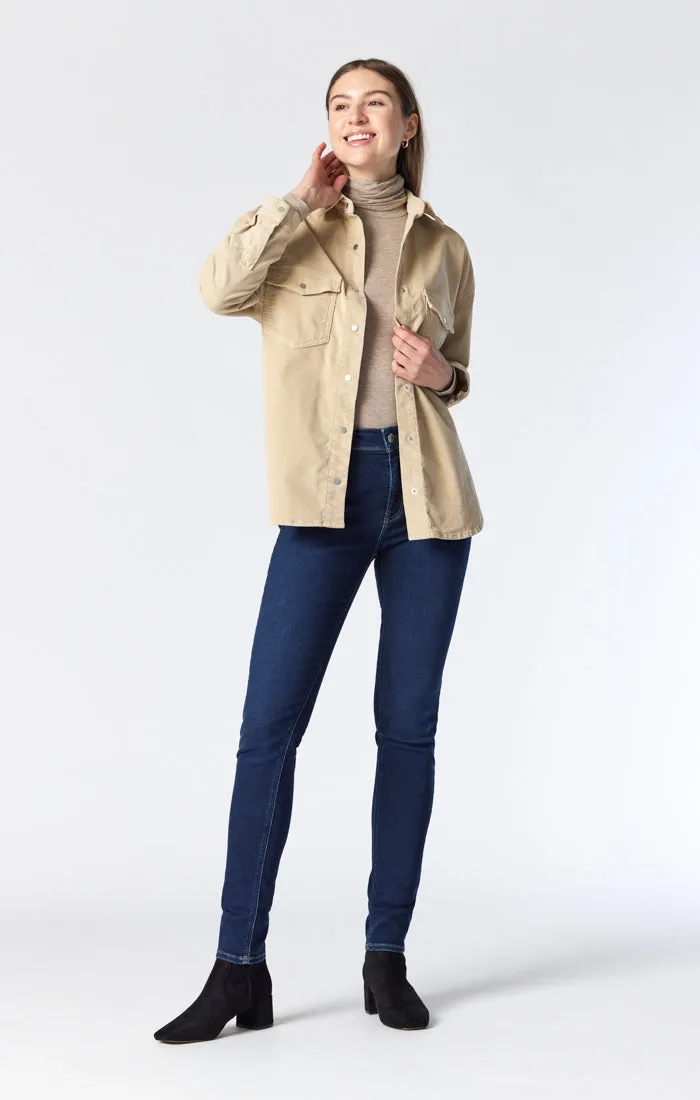 LIVIA OVERSIZED SHIRT IN IRISH CREAM CORD