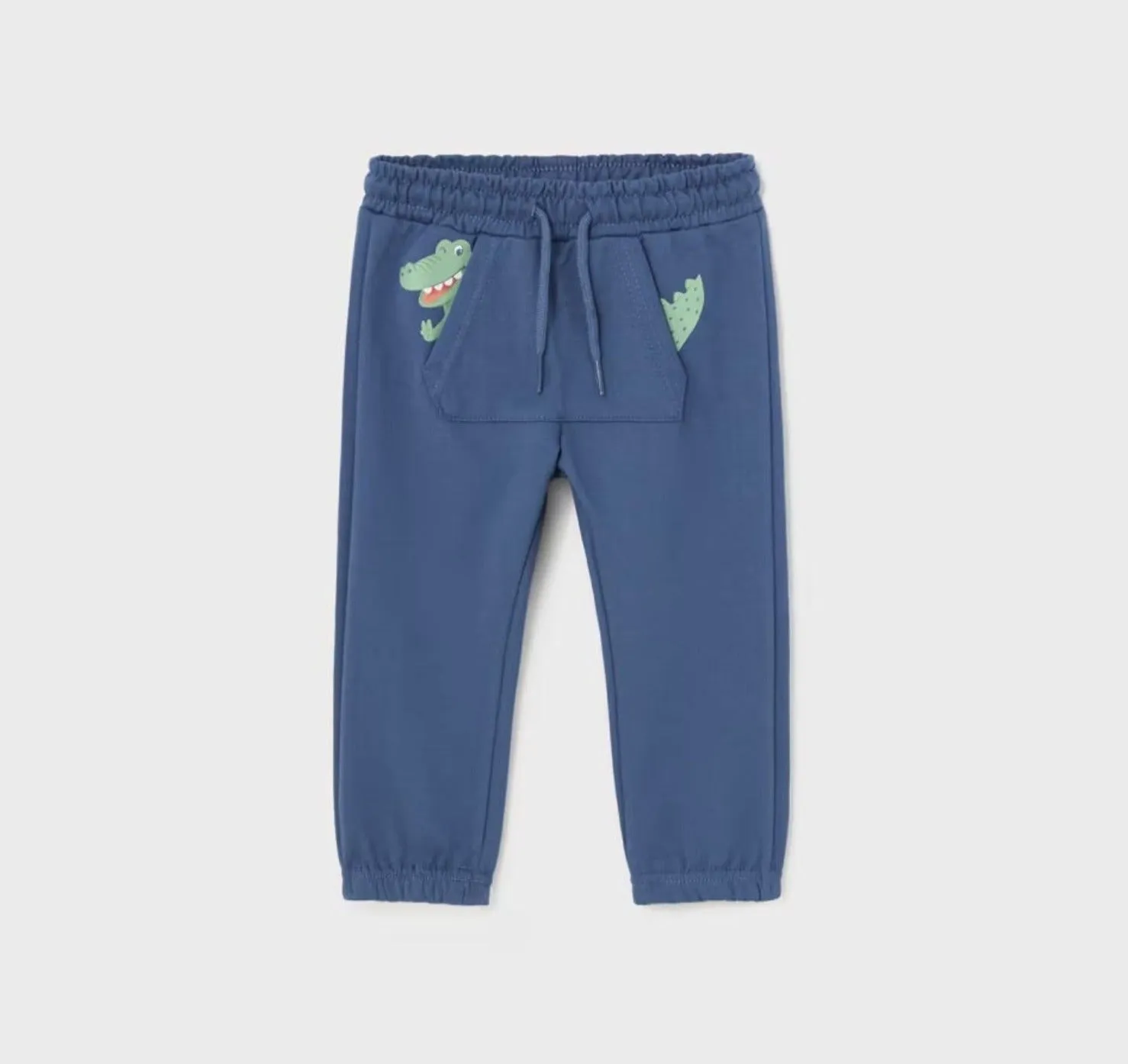 Mayoral Baby & Toddler Boys Blue Alligator Jogger Pants