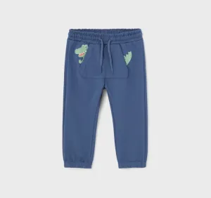 Mayoral Baby & Toddler Boys Blue Alligator Jogger Pants