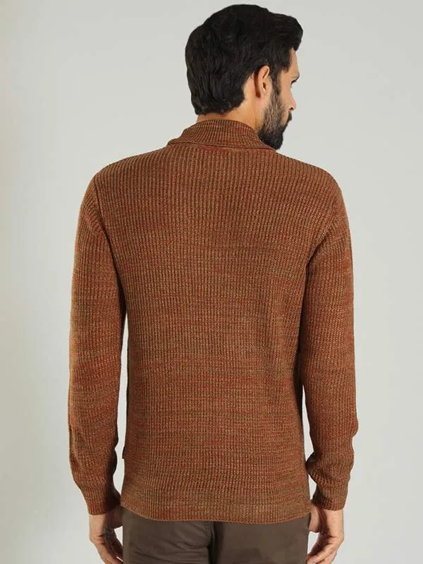 Men Solid Full Sleeve Turtle Neck Sweater