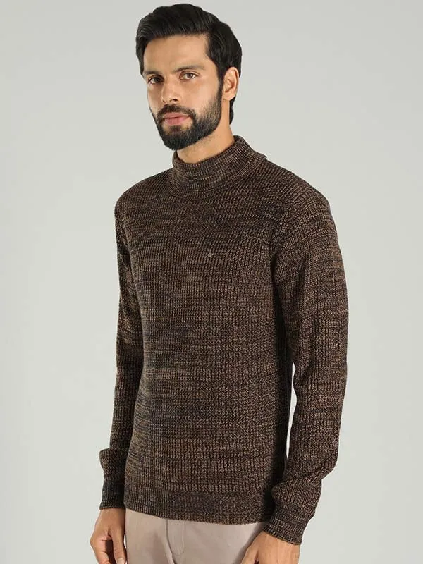 Men Solid Full Sleeve Turtle Neck Sweater