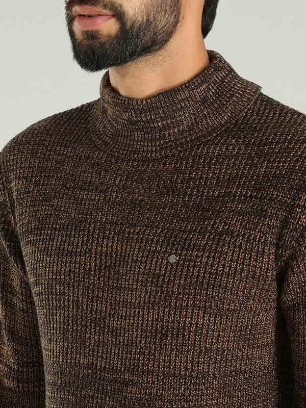 Men Solid Full Sleeve Turtle Neck Sweater