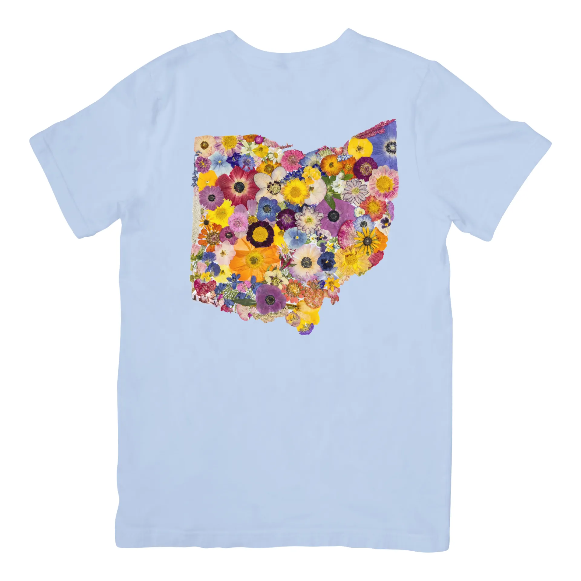 Ohio Themed Comfort Colors Tshirt - "Where I Bloom" Collection