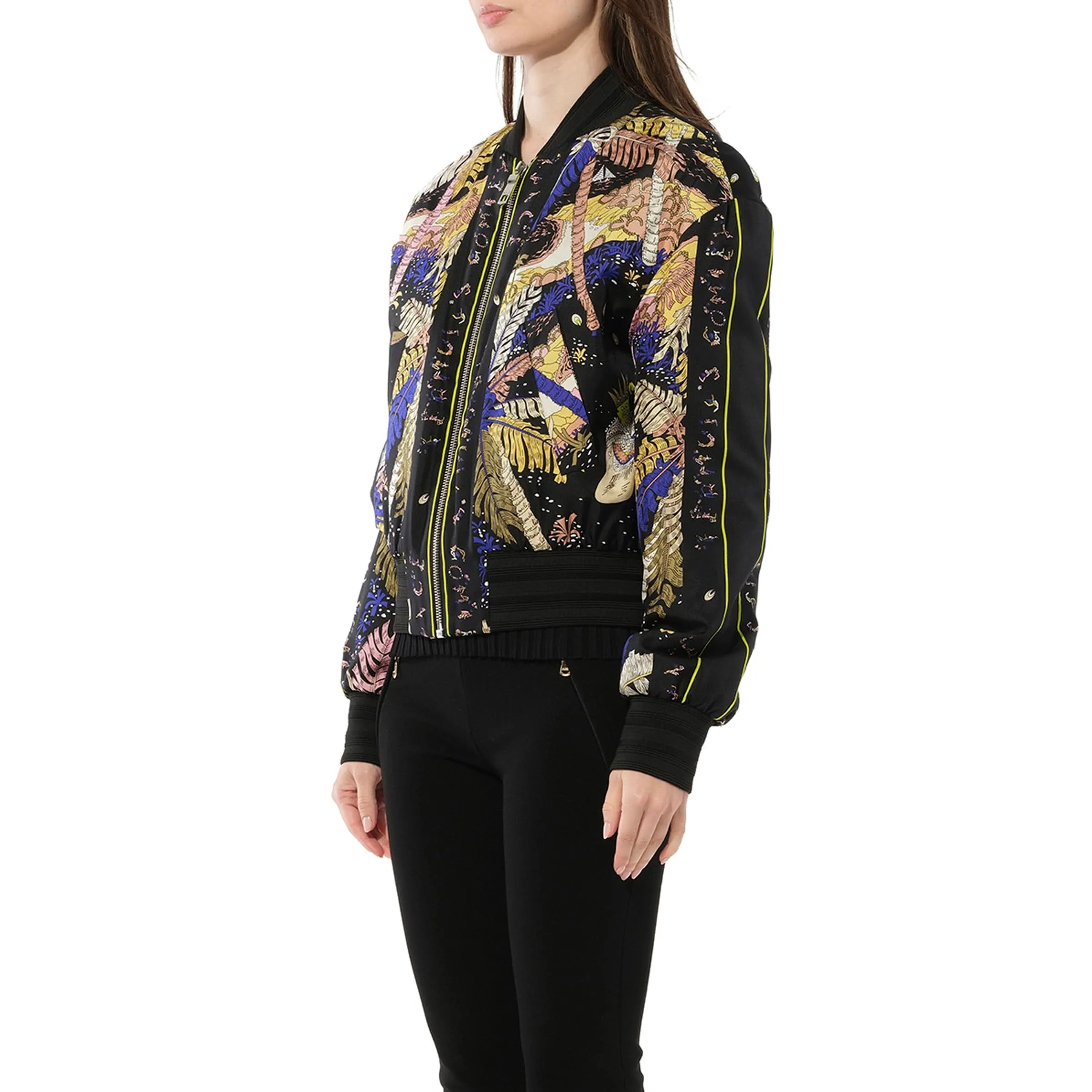 Print Jacket in Black