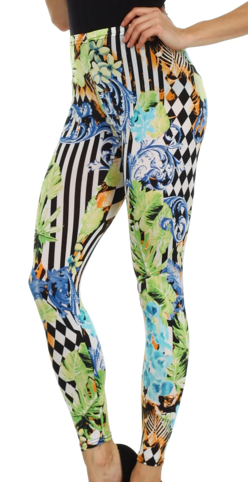 Sakkas Graphic Print Fashion Leggings