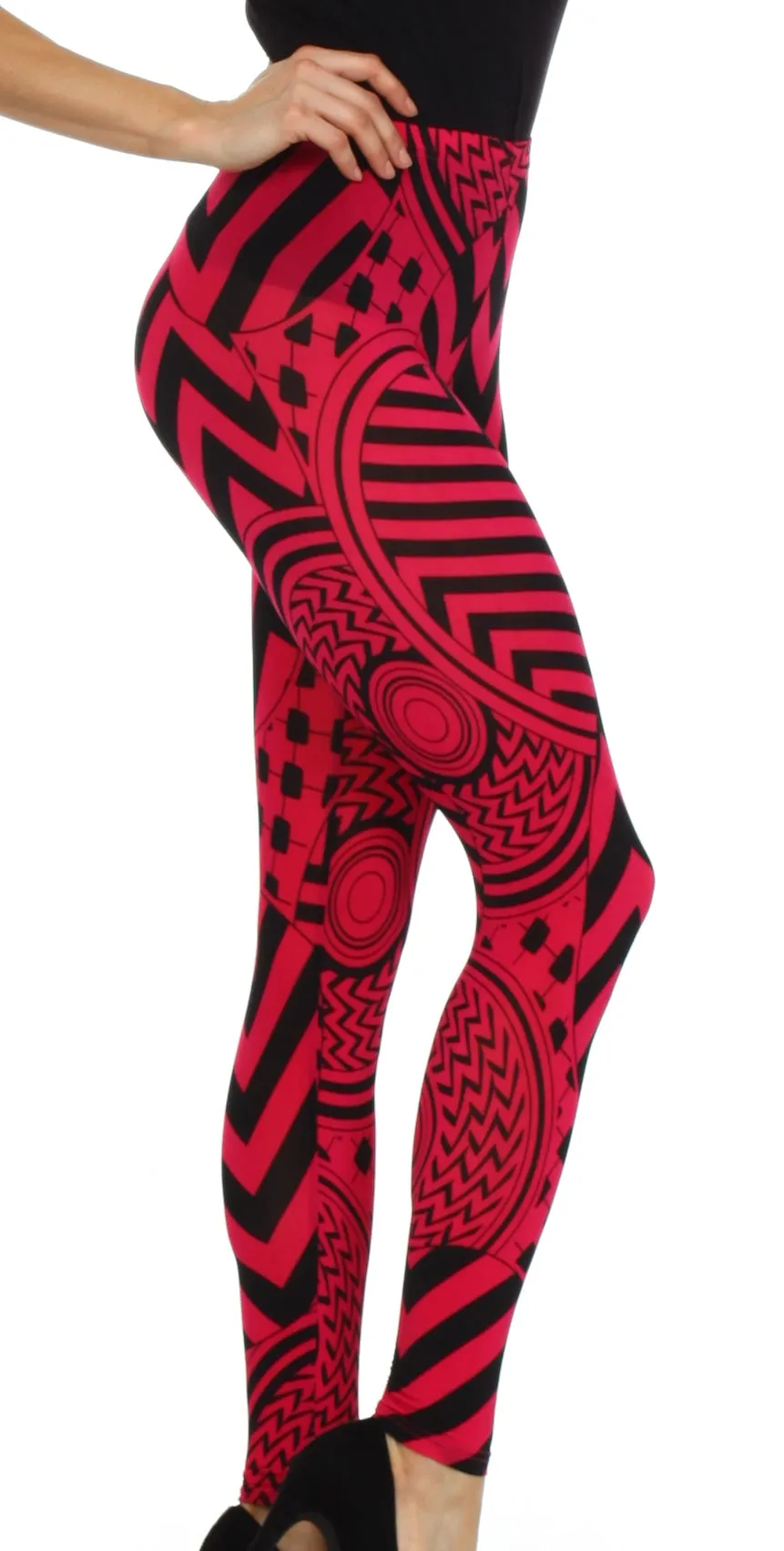 Sakkas Graphic Print Fashion Leggings