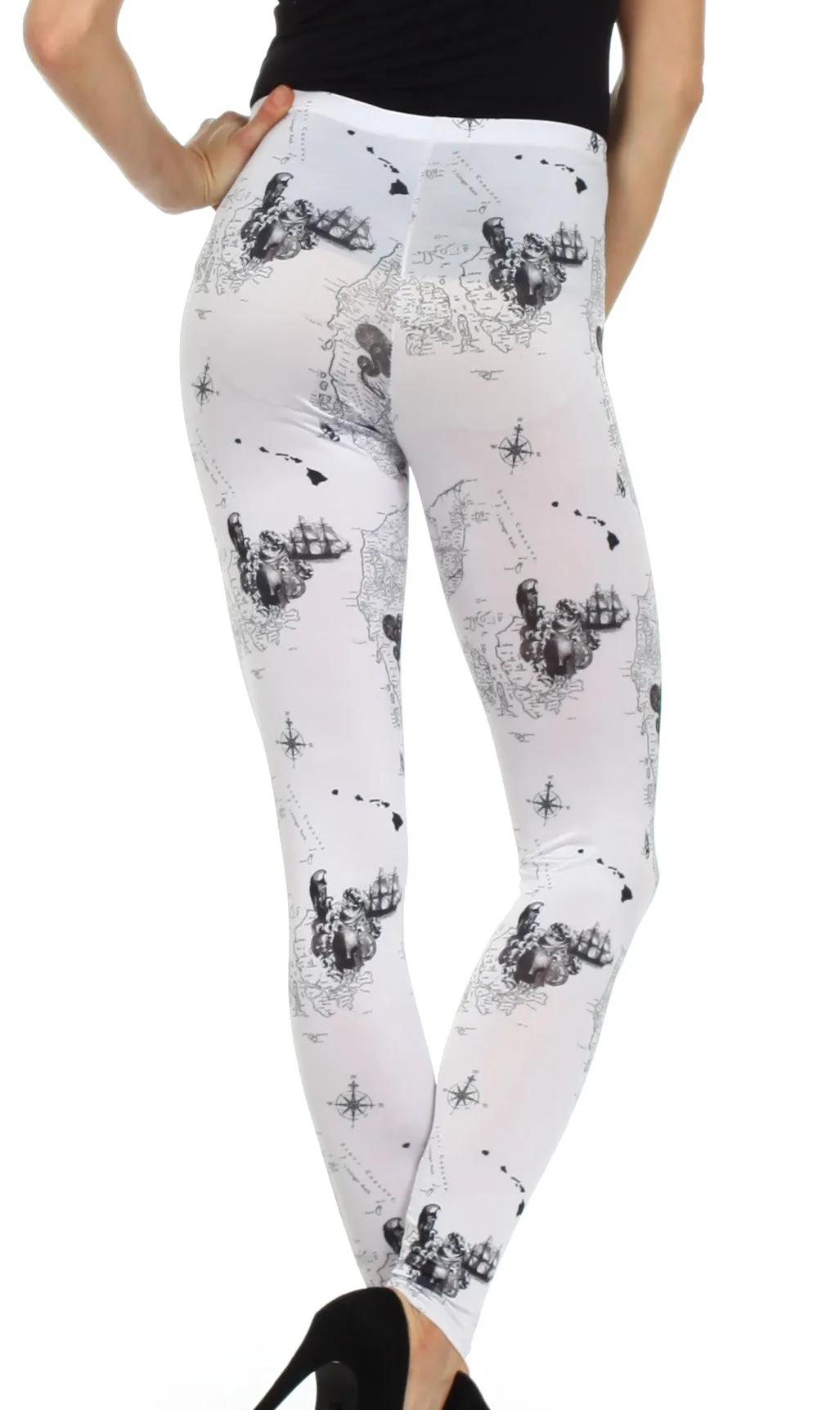 Sakkas Graphic Print Fashion Leggings