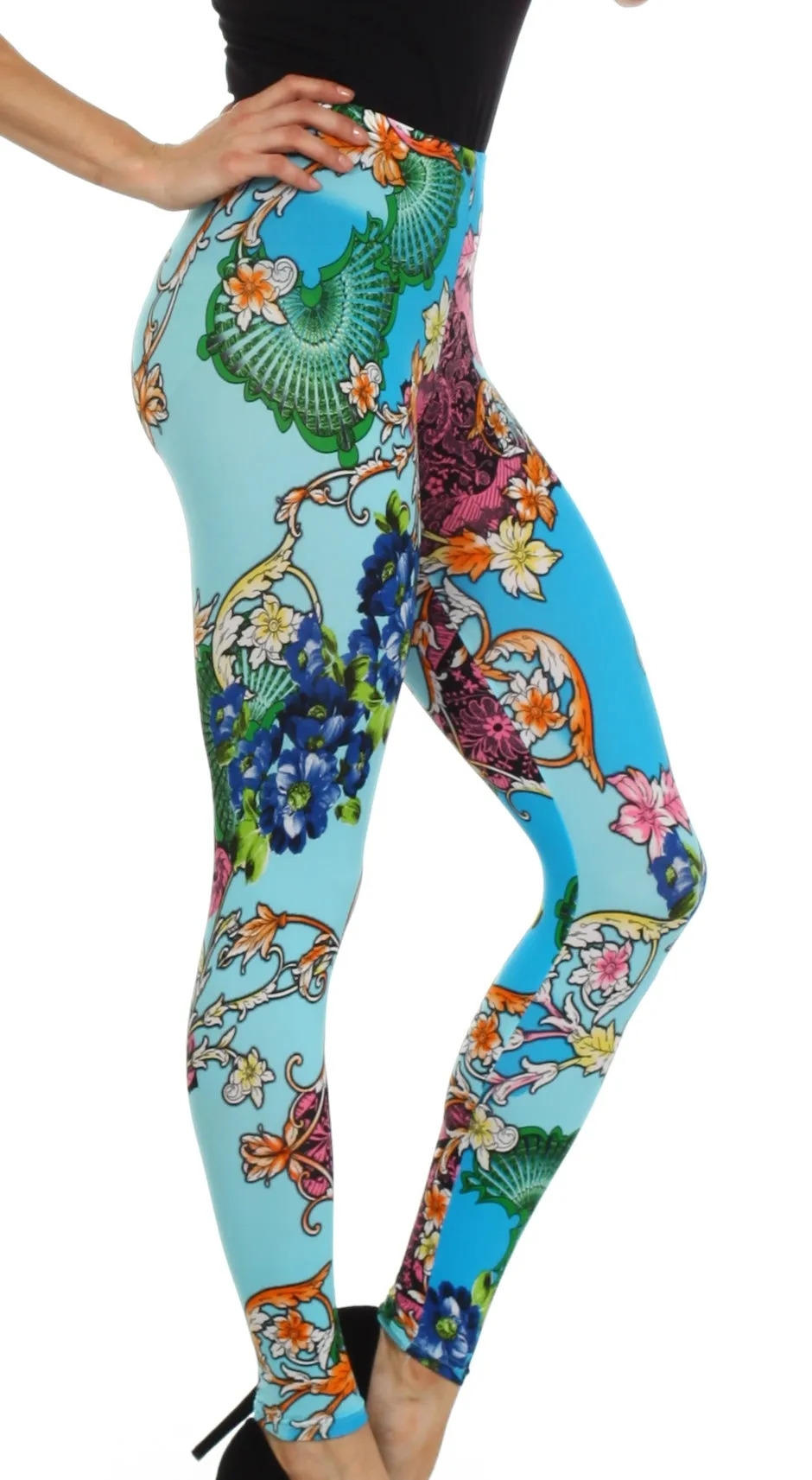 Sakkas Graphic Print Fashion Leggings