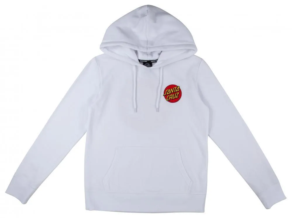 Santa Cruz Classic Dot Women's Hoodie White