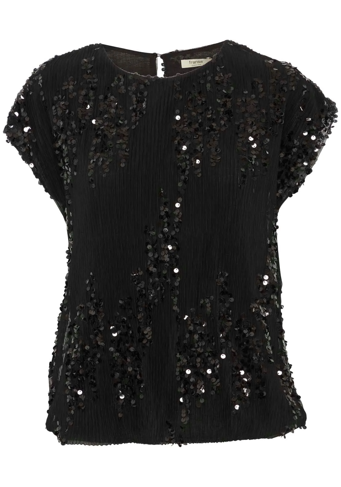 Short Sleeve Blouse - Black