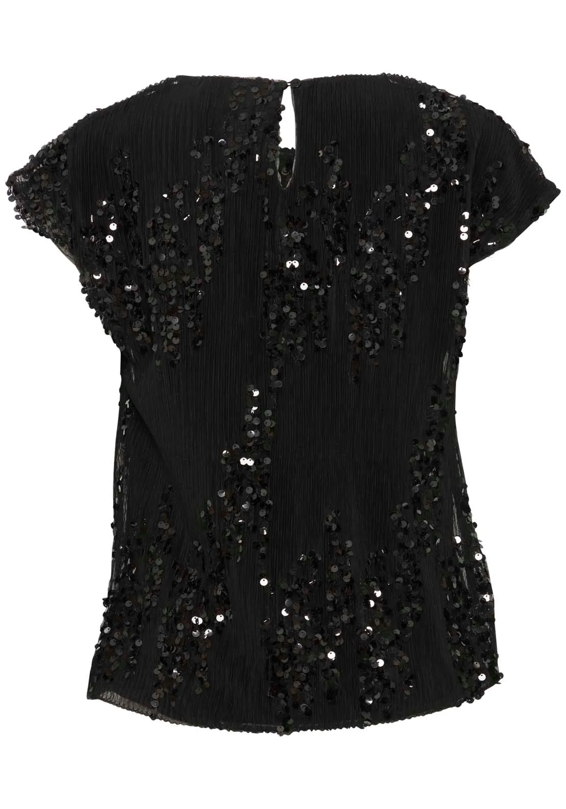 Short Sleeve Blouse - Black