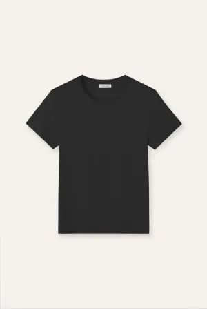 SIGNATURE relaxed jersey tee (Black)