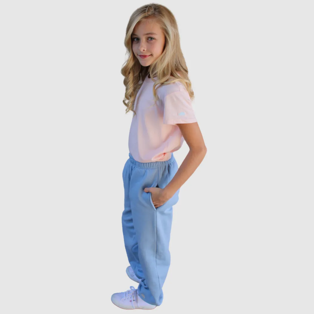 SYDNEY SWEATPANTS IN SOFT CHAMBRAY BLUE