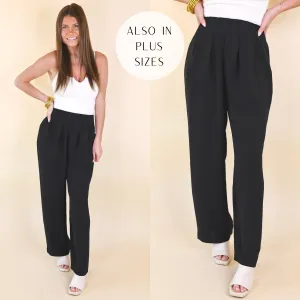 Trading Favors Pleated Detail Pants in Black