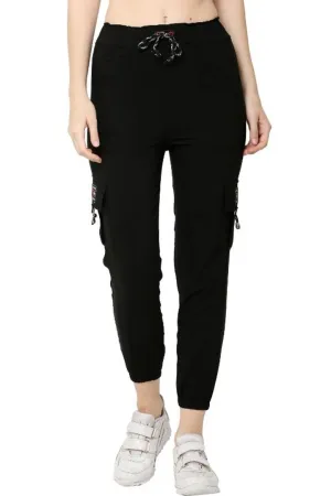 Trendy Solid Elegant pocket Trousers for girls