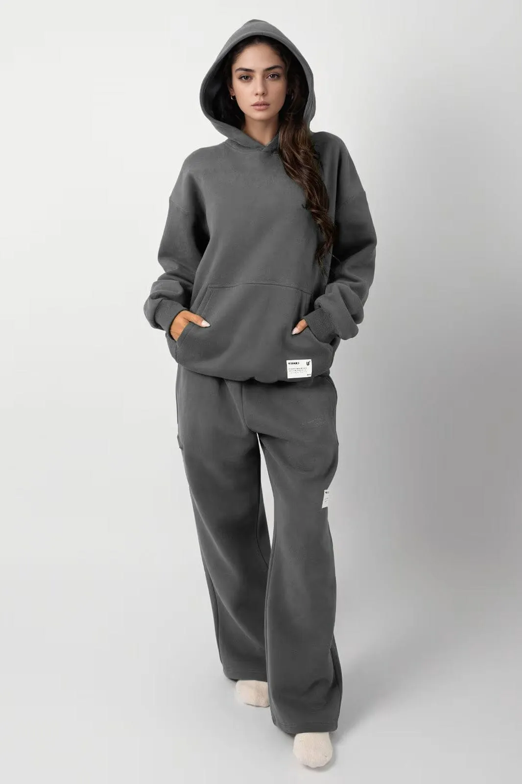 USQUARED Empower Oversized Open Bottom Sweat Pants