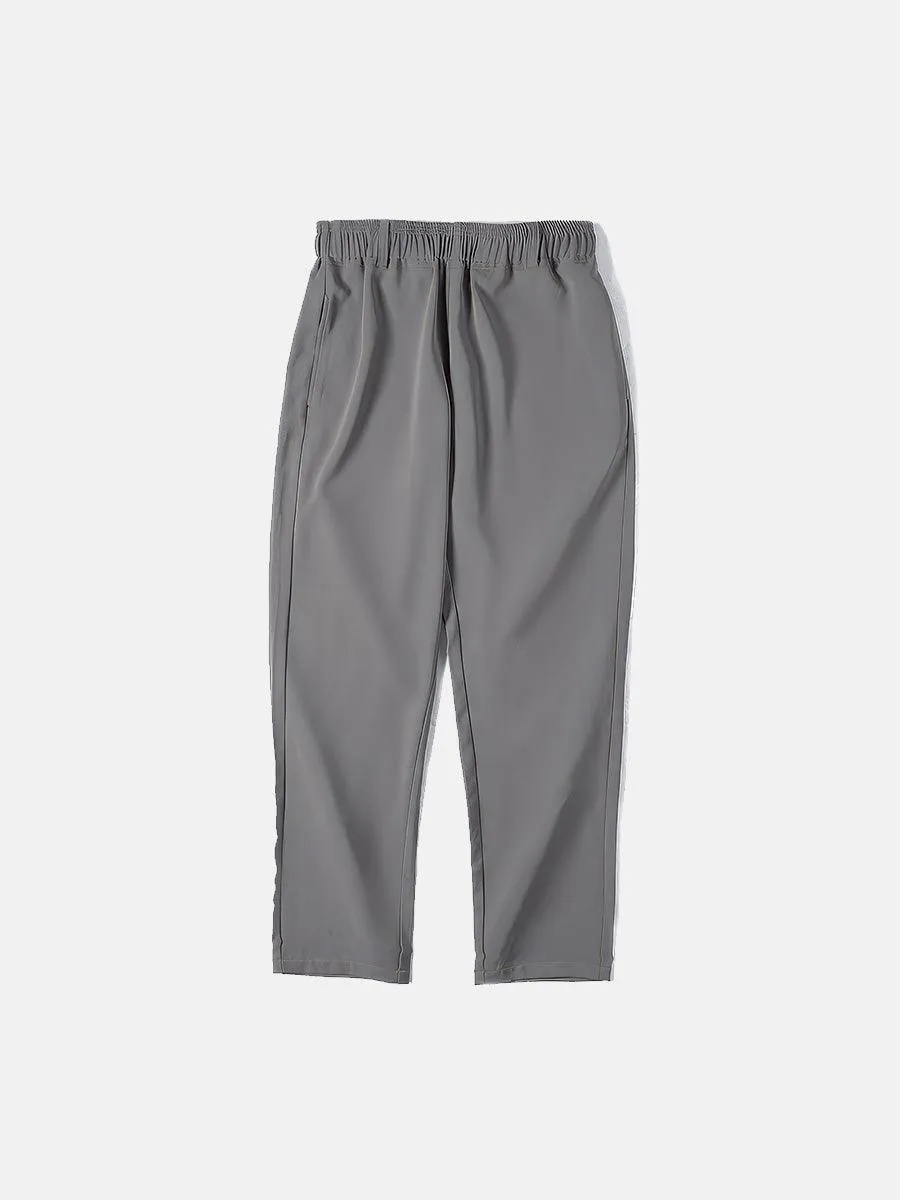 Wrinkle-free Straight-leg Casual Pants