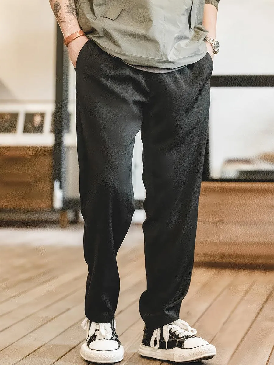 Wrinkle-free Straight-leg Casual Pants