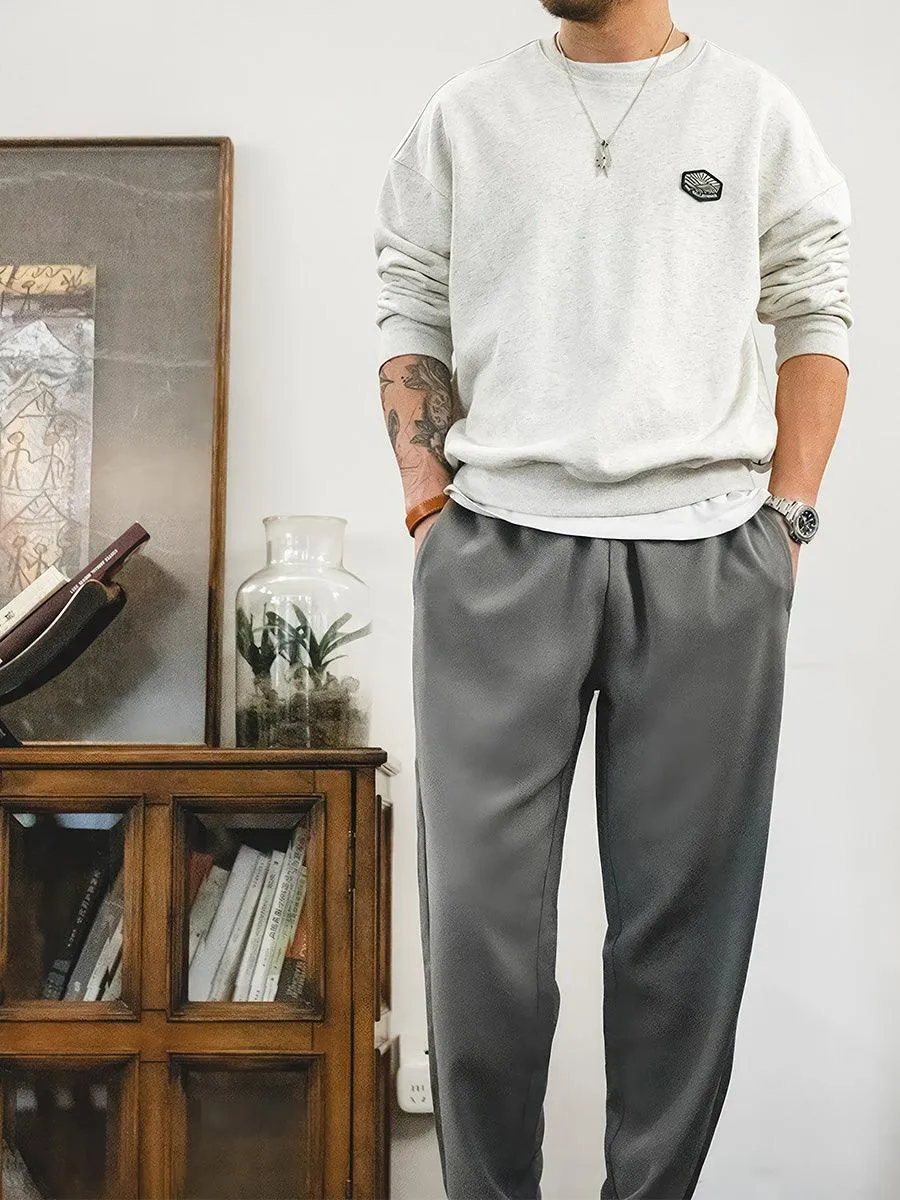 Wrinkle-free Straight-leg Casual Pants